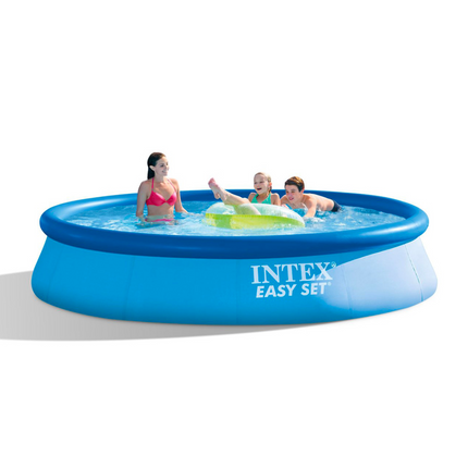 Piscina c/ borde inflable de 3.96 x 0.84 mts de 7.290 Lts INTEX