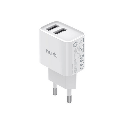 Adaptador rápido 2 puertos USB HAVIT