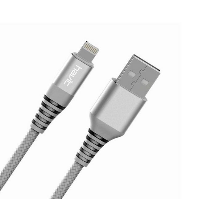 Cable iphone 1,2M (Plata) HAVIT