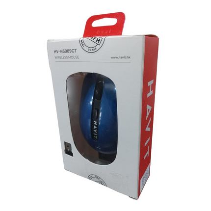 Mouse Wireless (Azul) 1600DPI 2.4 HAVIT