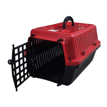 Caja de Transporte para mascotas N2 Rojo PARIS