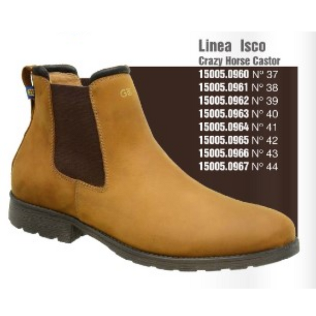 Bota Isco Crazy Horse Castor Guapo