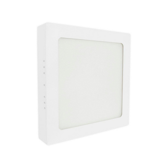 Panel LED Bivolt 18W 6000K Cuad. Ext. EMPALUX