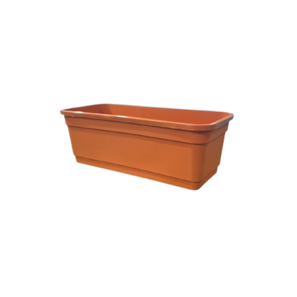 Maceta Jardinero Babilonia 25cm Teja GEMPLAST